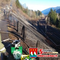 Bahnböschungsbrand Preisdorf