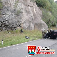 Schwerer Verkehrsunfall am Klausenkofel